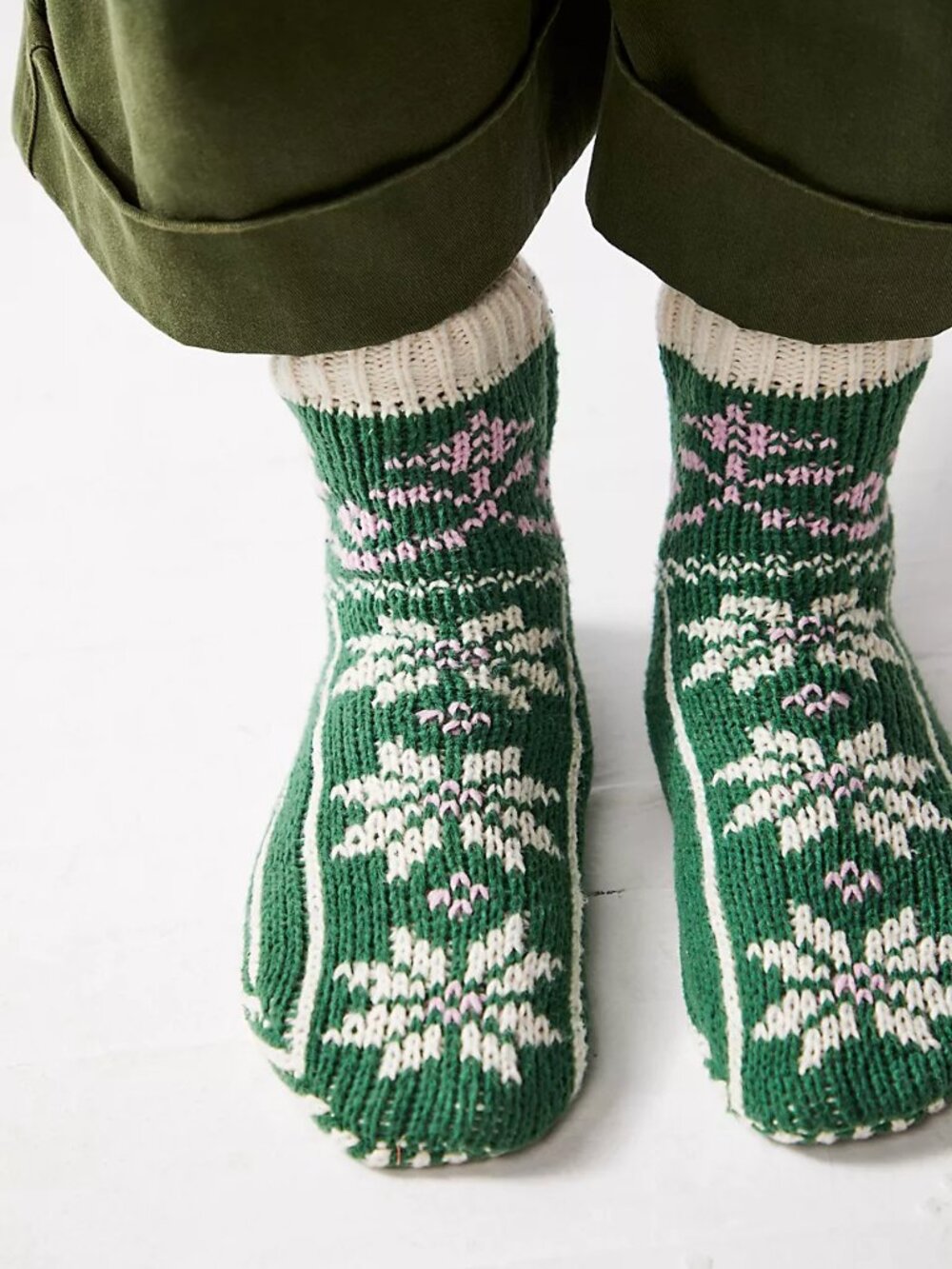 Free People Snowflake Slipper Socks-NWT